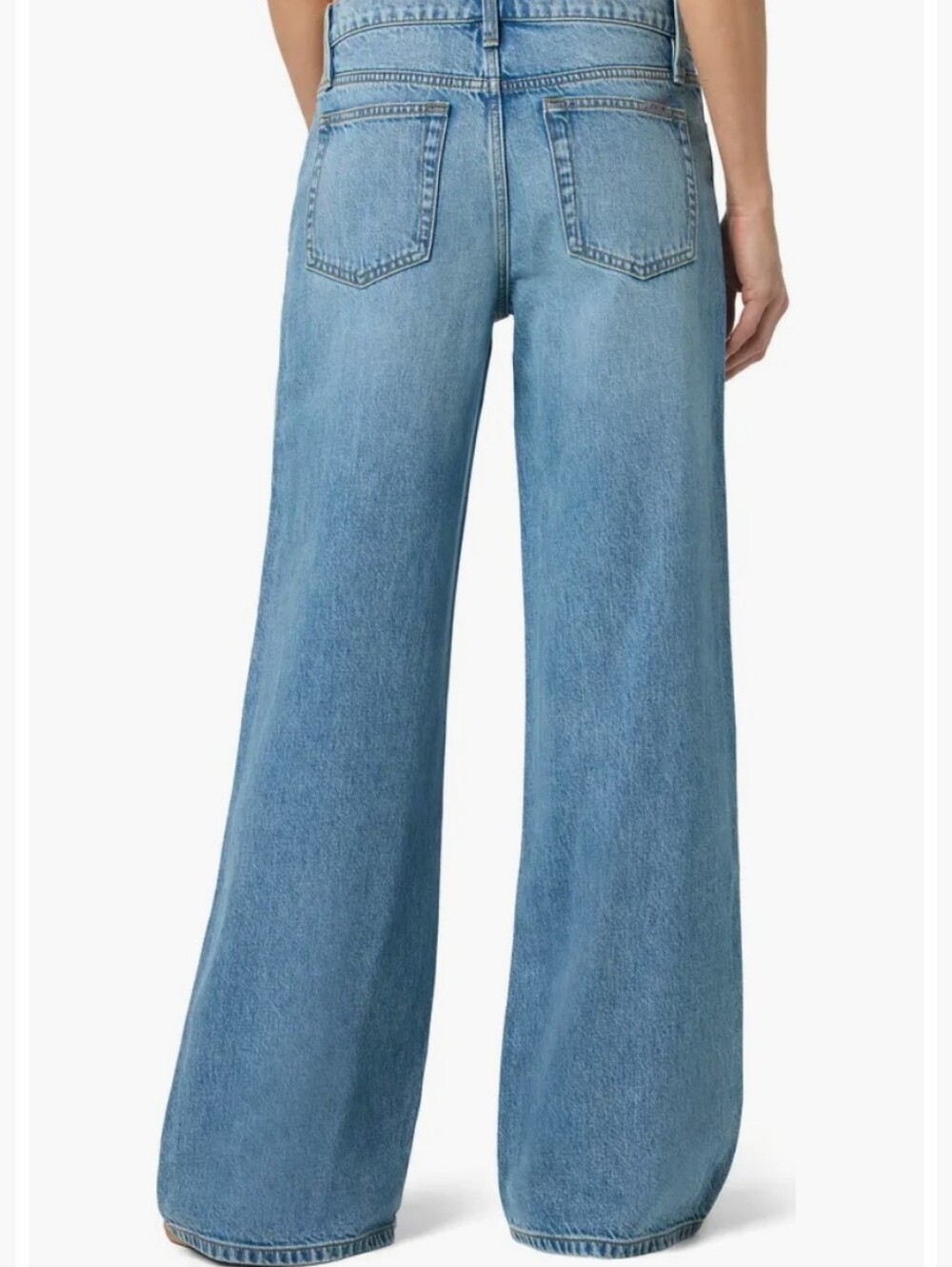 NEW! Joe's Jeans Low Rise Wide Leg Jeans Size 30 Relaxed Fit Hanoi Denim Pants - Picture 3 of 12